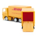 SIKU Blister - DHL kamion s přívěsem