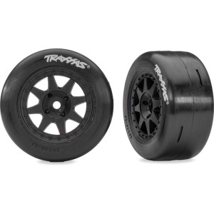 Traxxas kolo, disk 8-spoke, pneu slick (přední) (2)