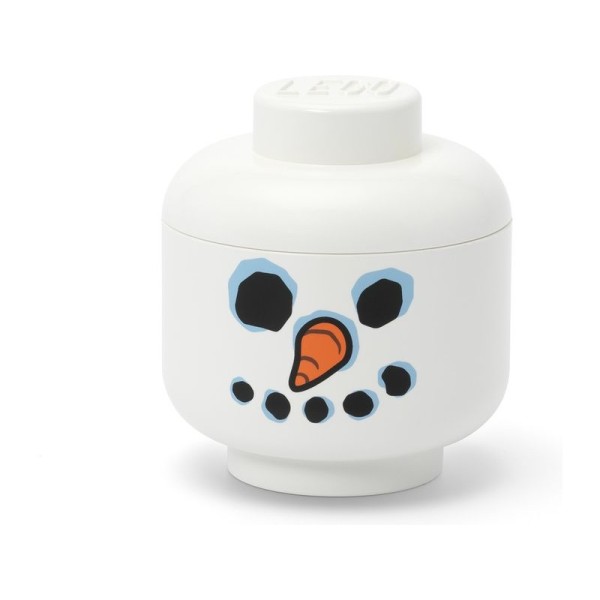 LEGO úložná hlava mini - sněhulák