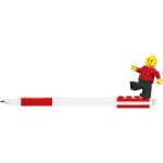 LEGO gelové pero s minifigurkou černé