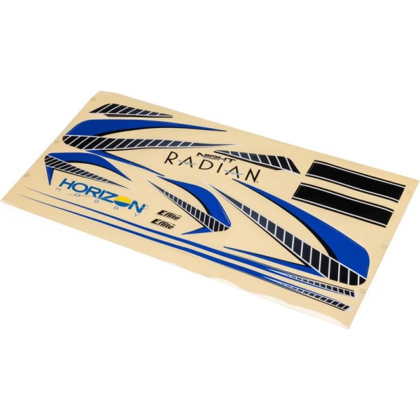 E-flite samolepky: Night Radian 2.0m