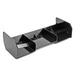 ULTIMATE 1/8 BUGGY plastové zadní křídlo V2 černé