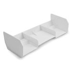 ULTIMATE 1/8 BUGGY plastové zadní křídlo V2 bílé