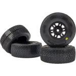 Pro-Line kolo 1:16, pneu King Pin, disk černý H12mm (4): Mojave Grom