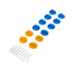 Pro-Line sada značení cesty, modrá, oranžová (12): Axial SCX30