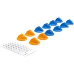 Pro-Line sada značení cesty, modrá, oranžová (12): Axial SCX30