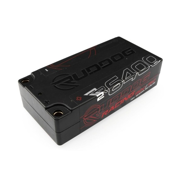 RUDDOG Racing RR2 6400mAh 150C/75C 7.6V 25mm Short Stick Pack LiPo-HV akumulátor
