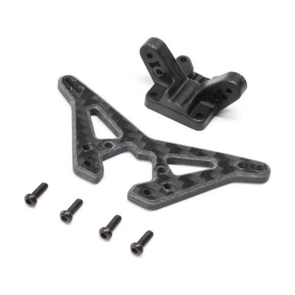 TLR věž tlumičů zadní, uhlík: Mini-B BL