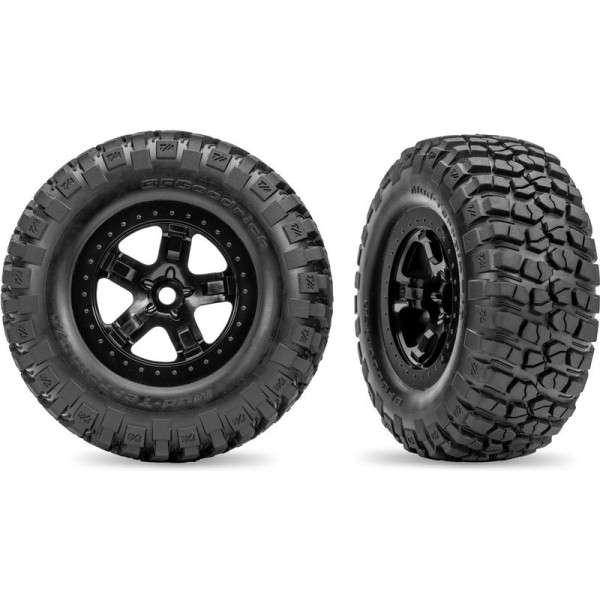 Traxxas kolo 2.2/3.0”, disk SCT černý, pneu BFGoodrich (2) (4WD P/Z, 2WD přední)