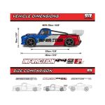 Arrma Infraction 223S DSC BLX 1:8 RTR černá