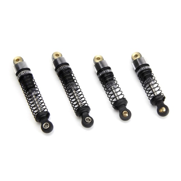 Sada hliníkových tlumičů (přední/zadní/šedá)