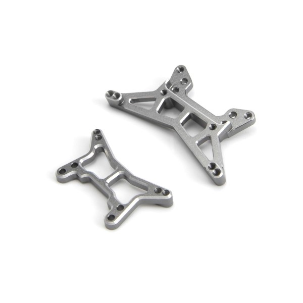 Sada hliníkových věží tlumičů (přední/zadní/šedá)