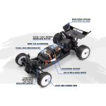 Microbe Flux 1/24th Buggy - Modrá