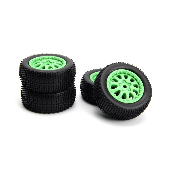 Kola kompletní Sidepin SC (zelená/přední/zadní)