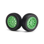 Kola kompletní Sidepin SC (zelená/přední/zadní)