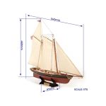 OCCRE America jachta - Americas Cup 1851 1:75