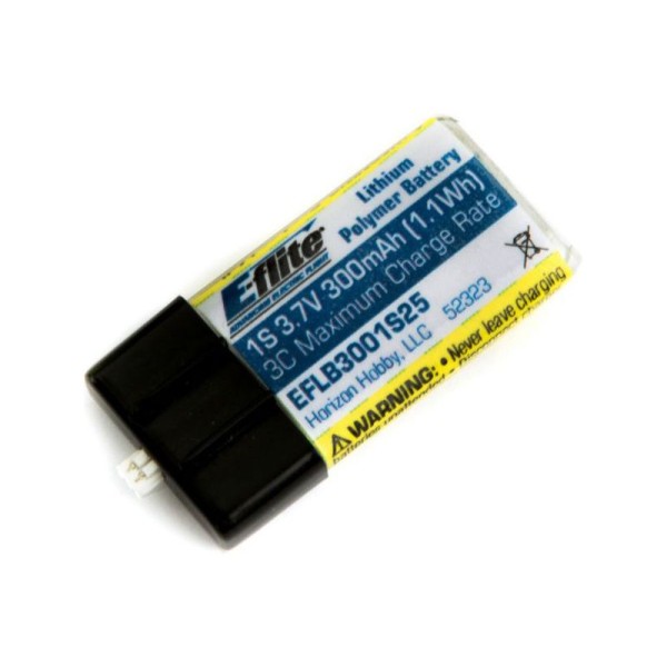 E-flite LiPo 3.7V 300mAh 25C JST-PH1.25