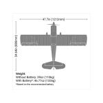 E-flite Super Decathlon 1.2m BNF Basic AS3X+ SAFE Select