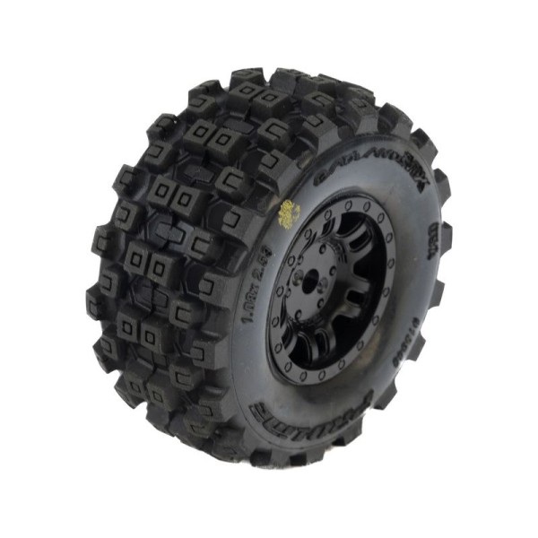 Pro-Line kolo 1:16, pneu Badlands MX, disk černý H12mm (4): Mojave Grom