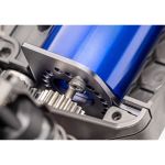 Traxxas lože motoru hliníkové šedé, kryt převodovky