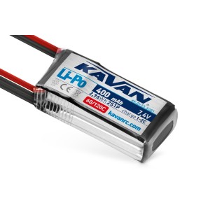 KAVAN - Li-Po 400 mAh/7,4 V 60/120C, 2,96 Wh