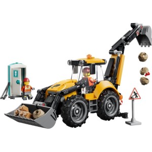 LEGO City - Žlutý nakladač s rypadlem