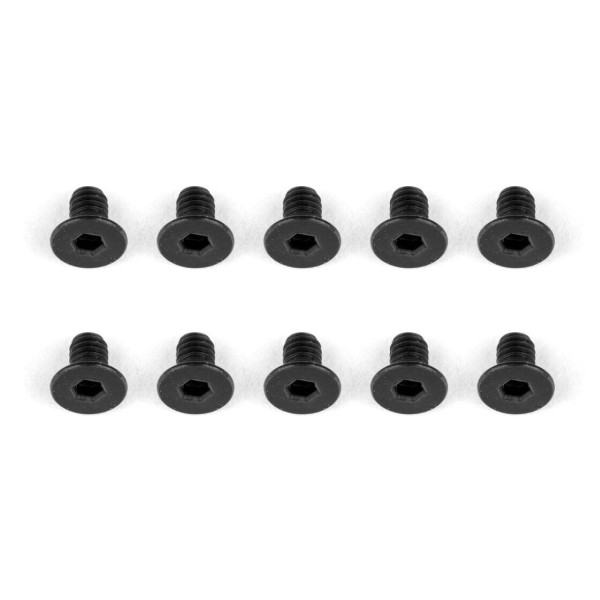 Imbusové šroubky M2,5 × 4 mm s plochou hlavou