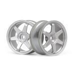 TE37 disky 26mm stříbrné (0mm offset) 2ks