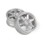 TE37 disky 26mm stříbrné (0mm offset) 2ks