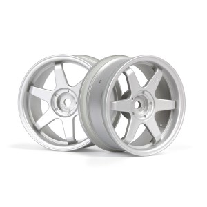 TE37 disky 26mm stříbrné (3mm offset) 2ks