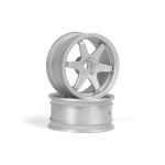 TE37 disky 26mm stříbrné (3mm offset) 2ks