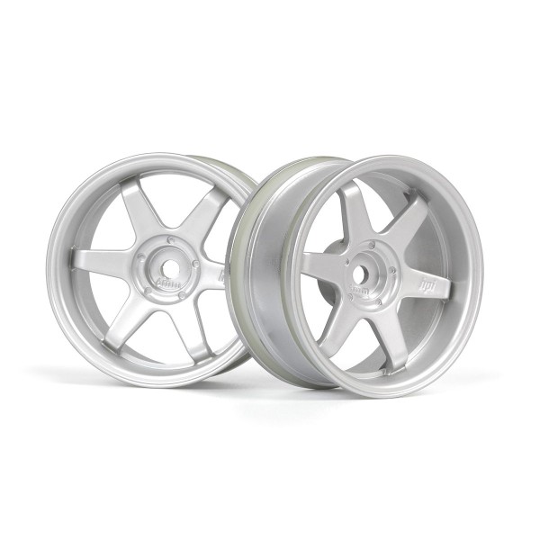 TE37 disky 26mm stříbrné (6mm offset) 2ks