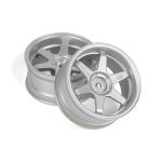 TE37 disky 26mm stříbrné (6mm offset) 2ks