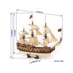 OCCRE Royal Fortune 1719 1:65 kit