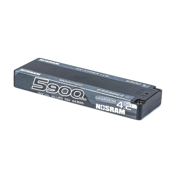 HV Hyper LCG Modified GRAPHENE-4.2 5900mAh Hardcase aku - 7.6V LiPo - 130C/65C