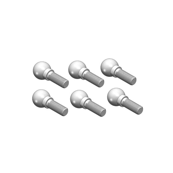 Kulové čepy (4 mm), 6 ks
