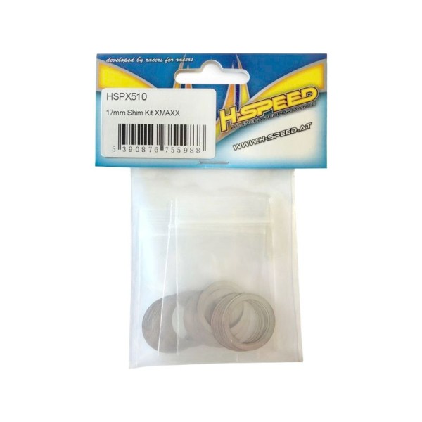 H-Speed distanční podložky 22x17mm (sada 3x10ks) (pro X-Maxx, X-Monster, XRT)