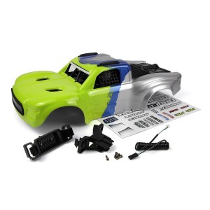 QByte SC 1/12 lakovaná karoserie – fluorescenční zelená