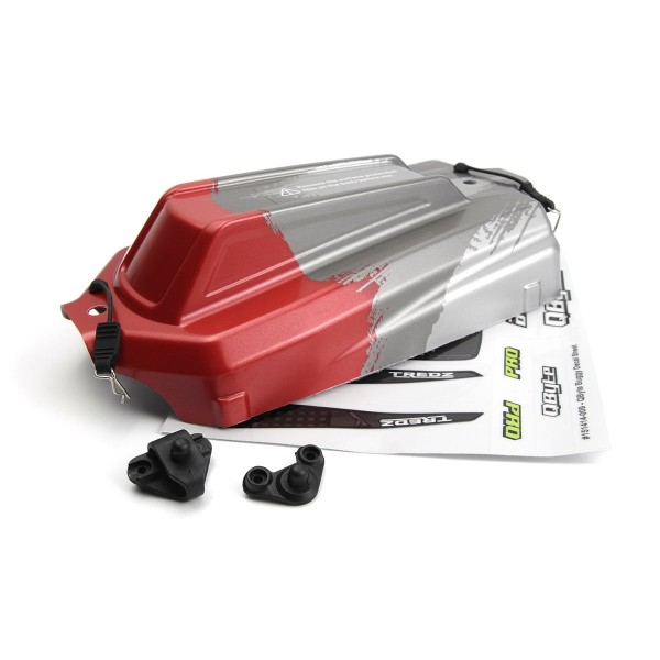 QByte XB 1/12 buggy lakovaná karoserie – červená