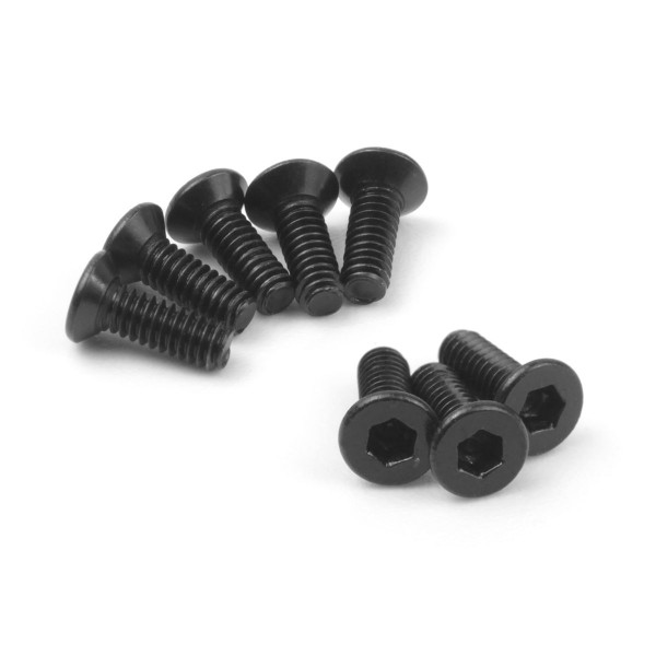 Imbusové šroubky se zápustnou hlavou 2,0x6 mm (8 ks)