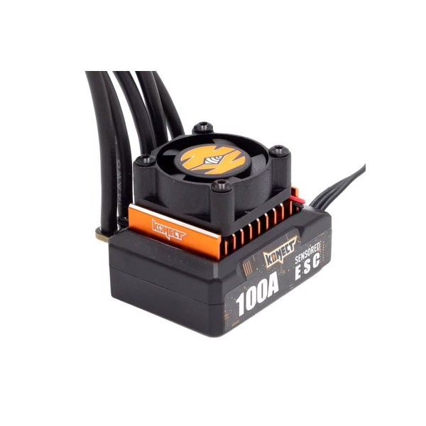 1/10 Konect Elite senzorový 100A 2S závodní regulátor s programovací kartou