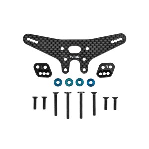 RC10B7.1 FT Konverzní sada zadní věže tlumičů Gull Dropper desek, - 2mm
