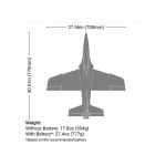 E-flite Habu SS 0.7m 50mm EDF Jet PNP