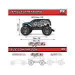 Arrma Gorgon 223S BLX 2WD 1:10 RTR červená
