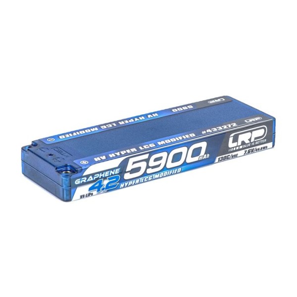 HV Hyper LCG Modified GRAPHENE-4.2 5900mAh Hardcase aku - 7.6V LiPo - 130C/65C