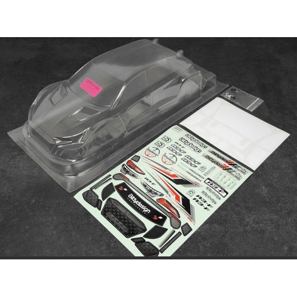 Karoserie čirá A3-F pro TC FWD podvozky 190mm