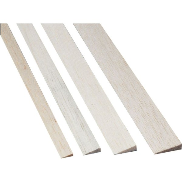 Krick Lišta odtoková balsa 3x12mm 1m