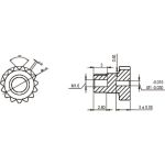 Robbe servo FS 135X HV 2.2kg.cm 0.048s/60° MG 15T