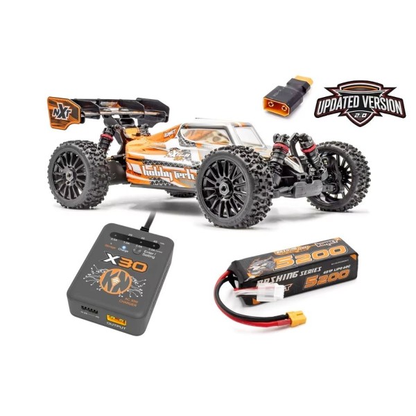 Spirit NXT EVO RR 2.0 Brushless buggy - oranžová (vč. LiPo a nabíječe)