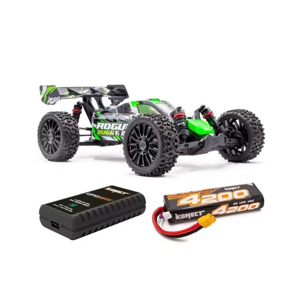 Rogue Buggy 2.0 3S BRUSHLESS RTR 4wd - zelená + akumulátor a nabíječ